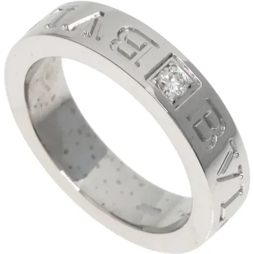 Pre-owned Jewellery, female, , Size: ONE SIZE Pre-owned White Gold rings - Bvlgari Vintage - Modalova