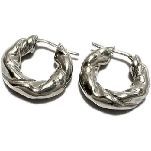 Pre-owned Jewellery, female, , Size: ONE SIZE Pre-owned Silver earrings - Loewe Pre-owned - Modalova