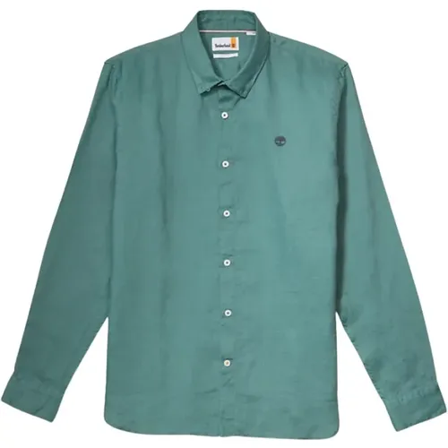 Mill Brook Linen Shirt , male, Sizes: L, 2XL, XL, M - Timberland - Modalova
