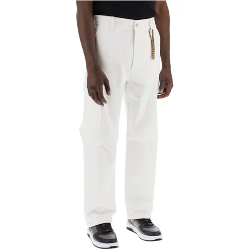 Straight Trousers, male, , Size: L laurent saint laurent cargo pants - Darkpark - Modalova