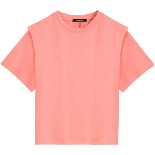 Isabel Marant Etoil Zelitos Cotton T-Shirt , female, Sizes: S - Isabel Marant Étoile - Modalova