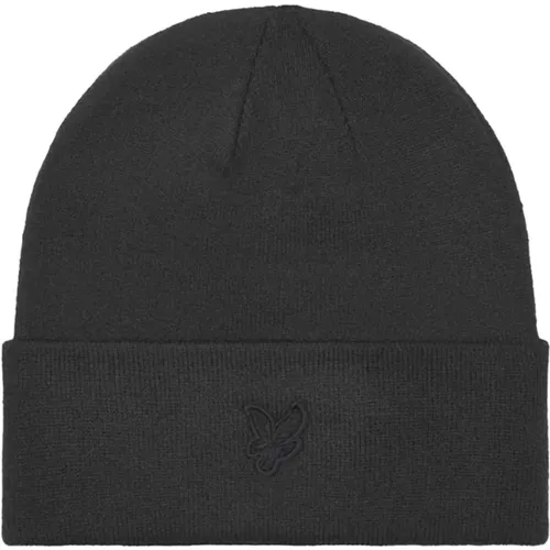 Tonal Eagle Beanie Mütze Schwarz - Lyle & Scott - Modalova