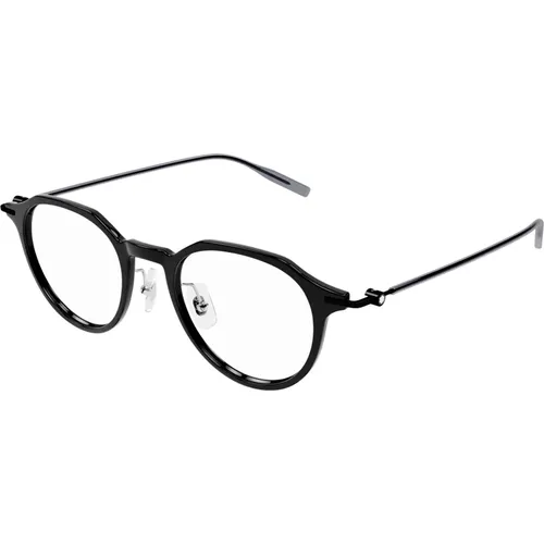 Glasses, male, , Size: 49 MM Stylish Eyeglasses in - Montblanc - Modalova