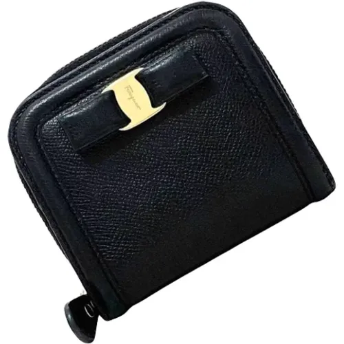 Pre-owned Wallets, female, , Size: ONE SIZE Pre-owned Leather wallets - Salvatore Ferragamo Pre-owned - Modalova