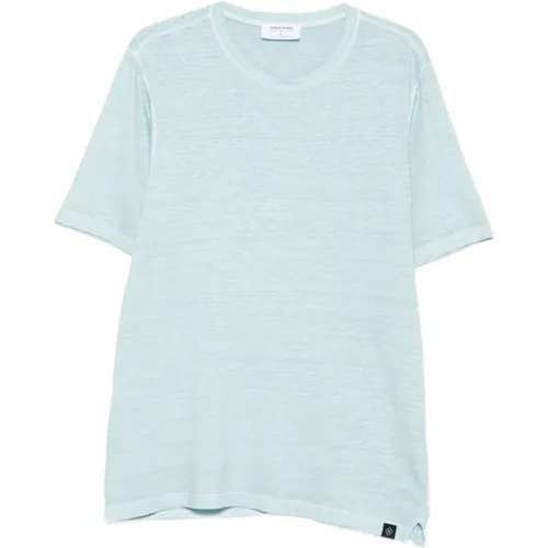 T-Shirts, male, , Size: XL Round-neck T-shirt - Gran Sasso - Modalova