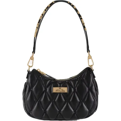 Hobo Bag with Embossed Workmanship , female, Sizes: ONE SIZE - Elisabetta Franchi - Modalova