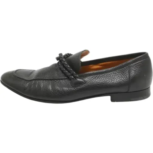 Pre-owned Flats, male, , Size: 9 US Pre-owned Leather flats - Gucci Vintage - Modalova