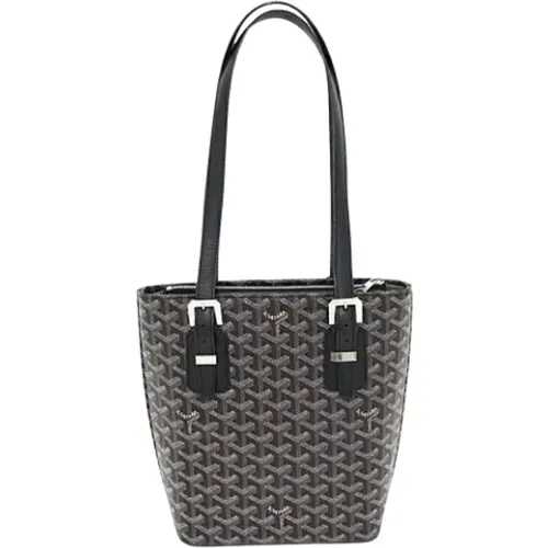 Pre-owned Tote Bags, female, , Size: ONE SIZE Pre-owned Leather shoulder-bags - Goyard Vintage - Modalova