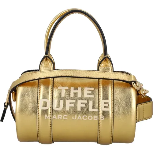 Metallic Mini Duffle Shoulder Bag , female, Sizes: ONE SIZE - Marc Jacobs - Modalova