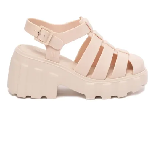 Flat Sandals , female, Sizes: 3 UK, 5 UK, 6 UK, 4 UK, 7 UK, 8 UK - Melissa - Modalova