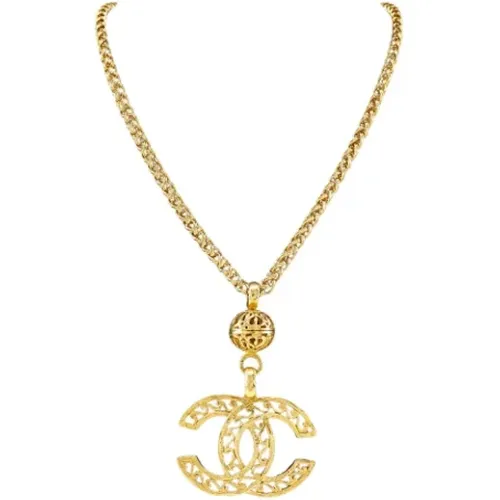 Pre-owned Jewellery, female, , Size: ONE SIZE Pre-owned Metal necklaces - Chanel Vintage - Modalova