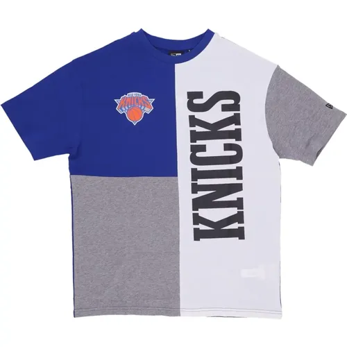 T-Shirts, male, , Size: XS NBA Cut and Sew Tee Knicks - new era - Modalova