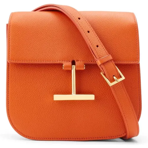New Season Mini Leather Bag in , female, Sizes: ONE SIZE - Tom Ford - Modalova