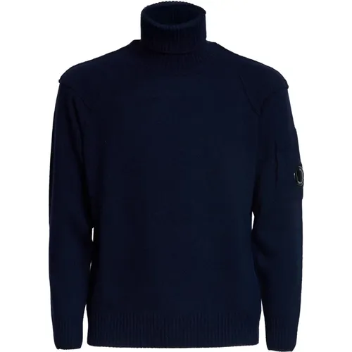 Turtlenecks, male, , Size: XL Lambswool GRS Turtleneck Sweater - C.P. Company - Modalova