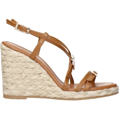 Wedges, female, , Size: 10 US Leather Wedges Sandals - Stuart Weitzman - Modalova