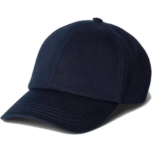 Caps, male, , Size: S Cotton Canvas Baseball Hat - Gucci - Modalova