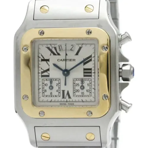 Pre-owned Watches, male, , Size: ONE SIZE Pre-owned Gold watches - Cartier Vintage - Modalova