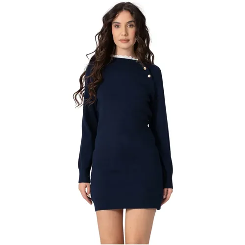 Short Dresses, female, , Size: S Long sleeved high top dress - Kocca - Modalova