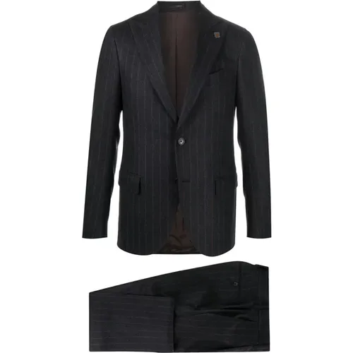 Single Breasted Suits, male, , Size: M Wool Cashmere Blend Jacket - Lardini - Modalova