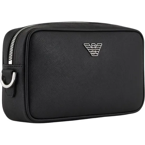 Toilet Bags, male, , Size: ONE SIZE Stylish Bags Collection - Emporio Armani - Modalova