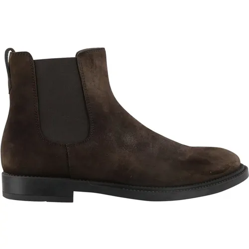 Chelsea Boots, male, , Size: 8 US Luxurious Suede Ankle Boots Aw22 - TOD'S - Modalova