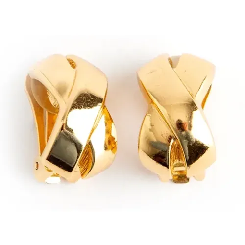 Pre-owned Jewellery, unisex, , Size: ONE SIZE Pre-owned Gold earrings - Dior Vintage - Modalova