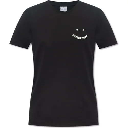 T-Shirt mit Logo , Damen, Größe: L - PS By Paul Smith - Modalova