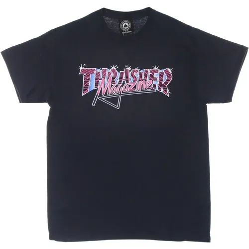 Logo Tee Navy Mens T-Shirt , unisex, Sizes: S, L, M, XL - Thrasher - Modalova