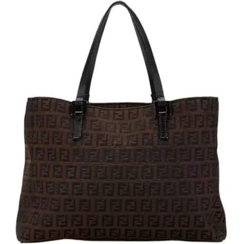 Pre-owned Tote Bags, female, , Size: ONE SIZE Pre-owned Canvas fendi-bags - Fendi Vintage - Modalova