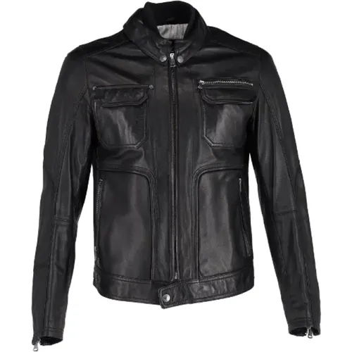 Pre-owned Leather outerwear , male, Sizes: 2XS - Dolce & Gabbana Pre-owned - Modalova