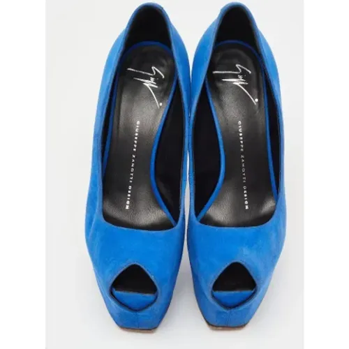 Pre-owned Pumps, female, , Size: 6 1/2 US Pre-owned Suede heels - Giuseppe Zanotti Pre-owned - Modalova