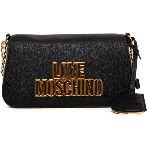 Shoulder Bags, female, , Size: ONE SIZE Stylish Small Bag with Adjustable Strap - Love Moschino - Modalova