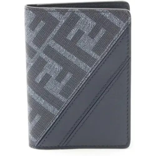 Pre-owned Coated canvas wallets , male, Sizes: ONE SIZE - Fendi Vintage - Modalova