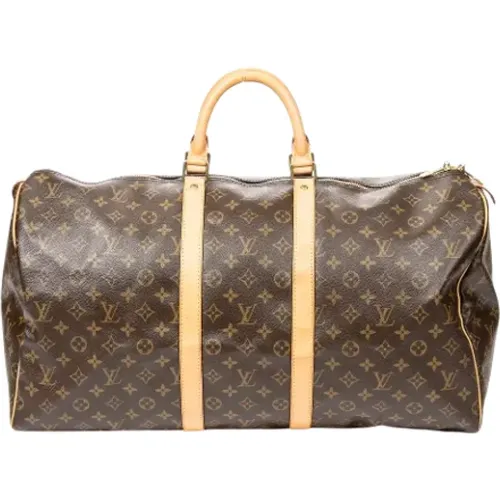 Pre-owned Weekend Bags, female, , Size: ONE SIZE Pre-owned Coated canvas louis-vuitton-bags - Louis Vuitton Vintage - Modalova