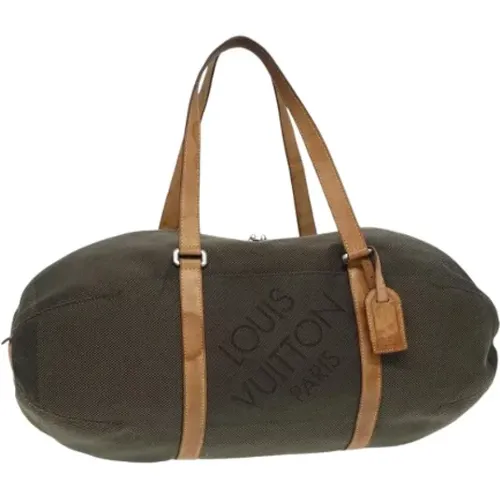 Pre-owned Weekend Bags, female, , Size: ONE SIZE Pre-owned Canvas travel-bags - Louis Vuitton Vintage - Modalova