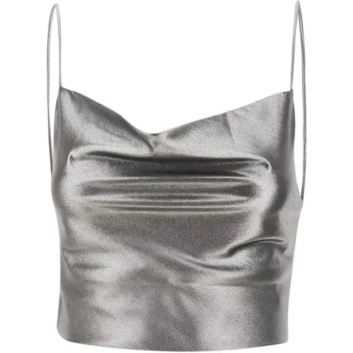 Silver Top by Birger Christensen , female, Sizes: S, XS, M - Rotate Birger Christensen - Modalova