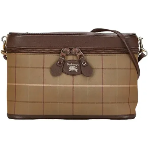 Pre-owned Cross Body Bags, female, , Size: ONE SIZE Pre-owned Canvas shoulder-bags - Burberry Vintage - Modalova