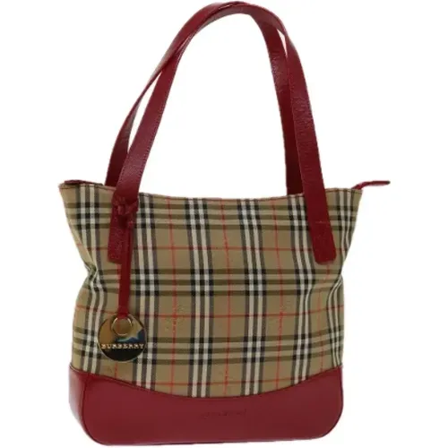 Pre-owned Canvas totes , female, Sizes: ONE SIZE - Burberry Vintage - Modalova