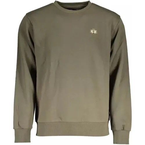 Eleganter Sweatshirt mit Kontrastierenden Details , Herren, Größe: 2XL - LA MARTINA - Modalova