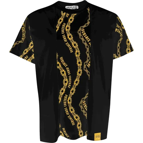 T-Shirts und Polos , Herren, Größe: S - Versace Jeans Couture - Modalova