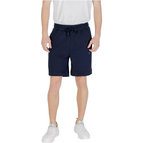 Casual Shorts, male, , Size: M Cotton Clip Shorts for Men - HUGO - Modalova