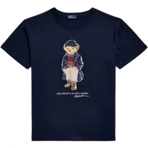 T-Shirts, female, , Size: M Polo Bear Tee-shirt Winter Collection - Polo Ralph Lauren - Modalova