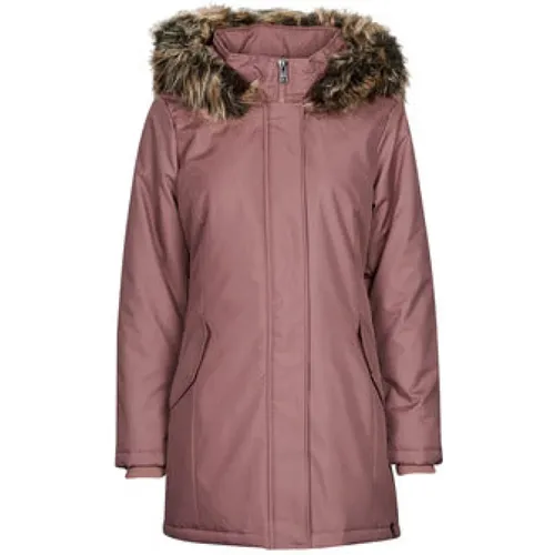 Rosa Parka Mantel für Frauen , Damen, Größe: S - Only - Modalova