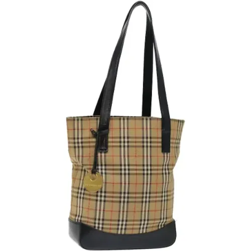 Pre-owned Tote Bags, female, , Size: ONE SIZE Pre-owned Canvas totes - Burberry Vintage - Modalova