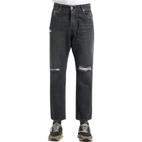 Straight Jeans , male, Sizes: W35 - Icon Denim - Modalova