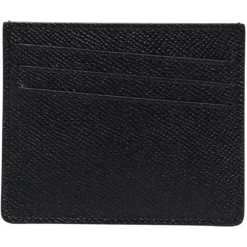 Leather Card Holder for Men , male, Sizes: ONE SIZE - Maison Margiela - Modalova