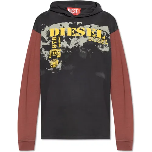 Hoodie S-Baxt-Hood-Q1 , Herren, Größe: S - Diesel - Modalova