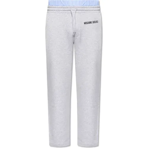 Sweatpants, male, , Size: L Sweatpants - Moschino - Modalova