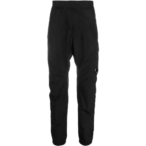 Sweatpants, male, , Size: XL Lens-Detail Trousers - C.P. Company - Modalova