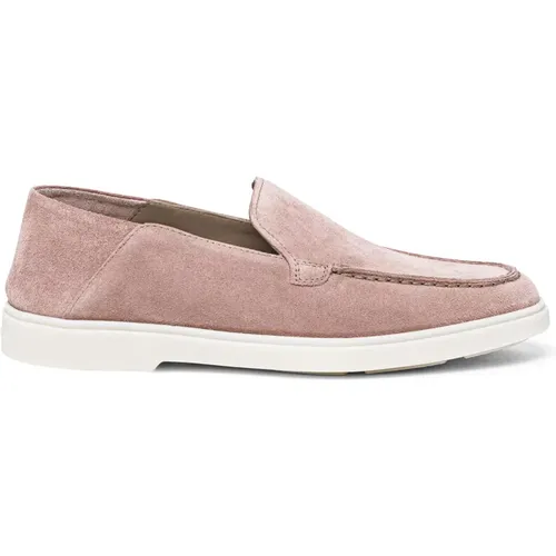 Wildleder Loafer für Frauen , Damen, Größe: 38 EU - Santoni - Modalova